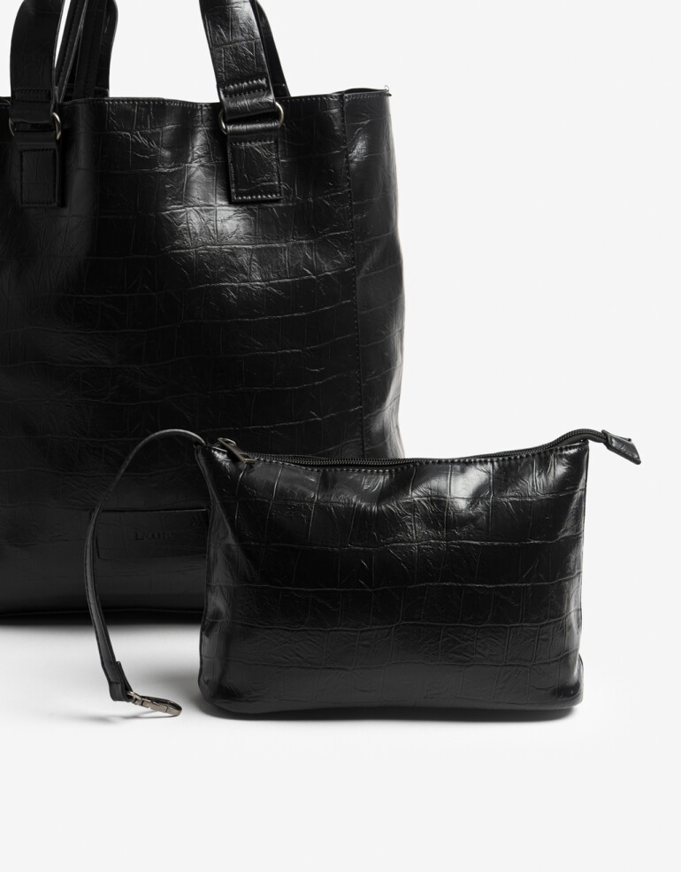 Shopper Cartera Formato Shopper - Negro