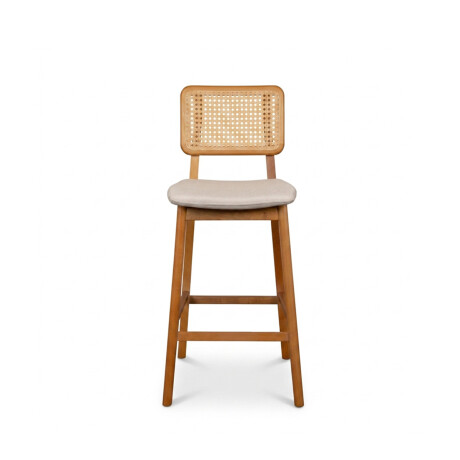 Taburete Classic - Tela Rústica con tejido Lino Extra