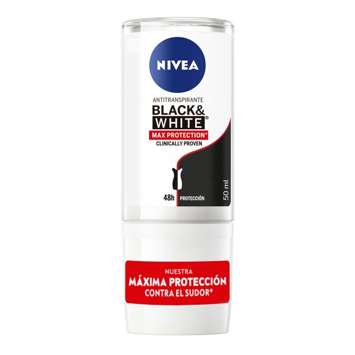 NIVEA DEO ROLLON B&W MAX PROTEC FEM UNID única