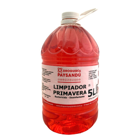 Limpiador primavera bactericida - desinfectante 5 L