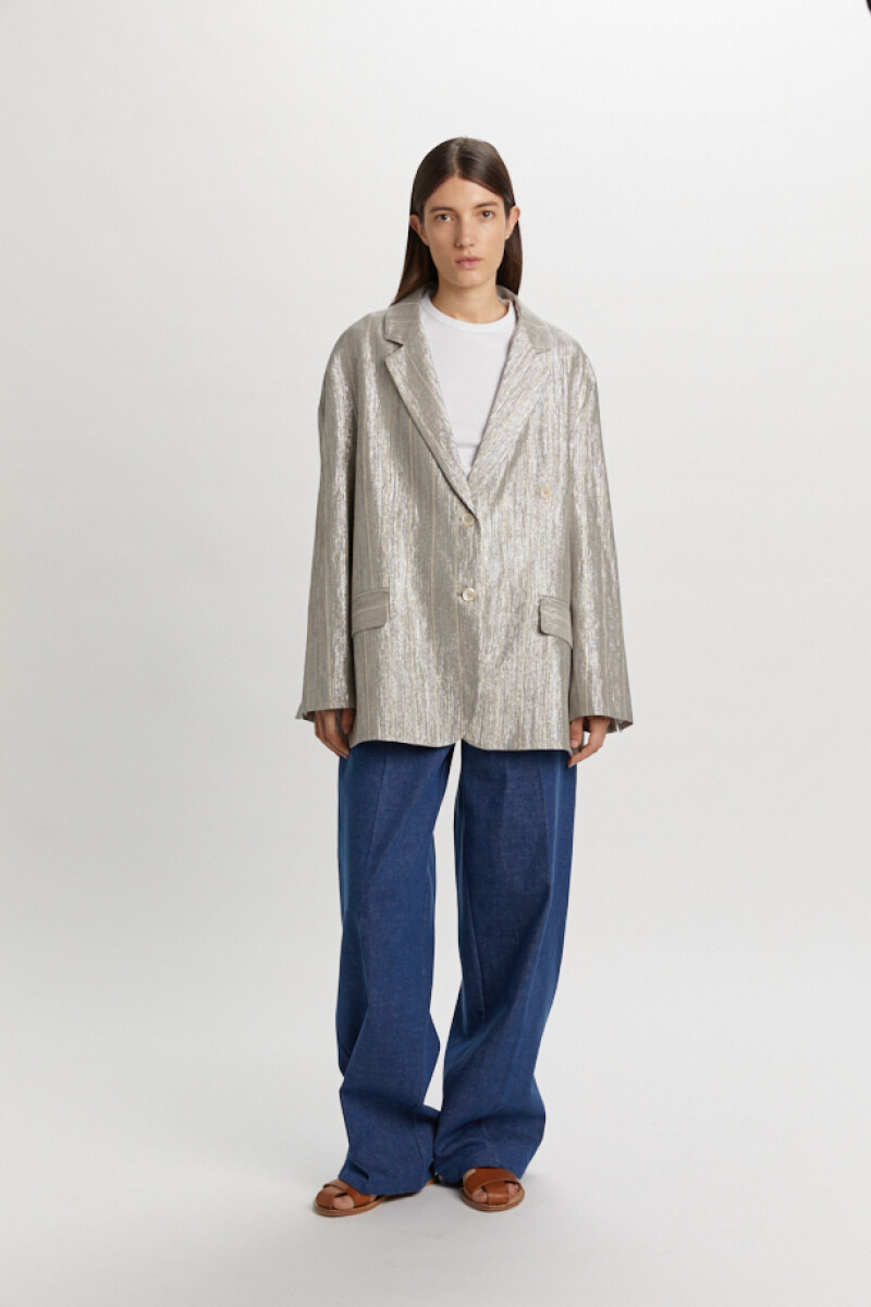 CHAQUETA MANNISH Plata