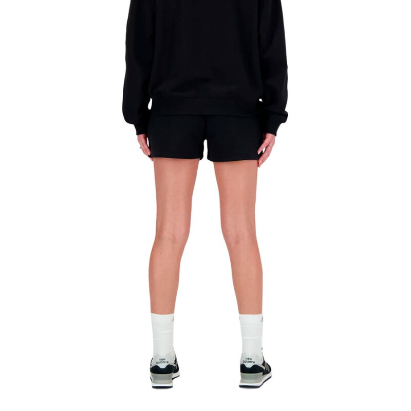 Short New Balance French Terry de Mujer - WS41500BK Negro