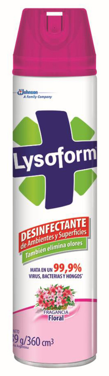 DESINFECTANTE LYSOFORM AEROSOL FLORAL 360 CC 