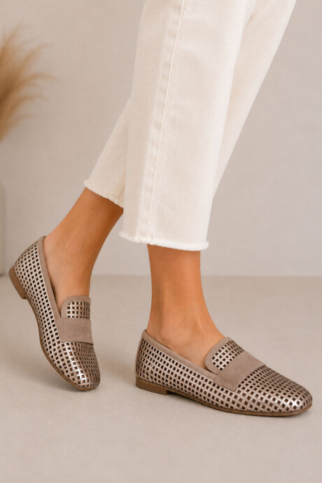 Mocasin niza Champagne