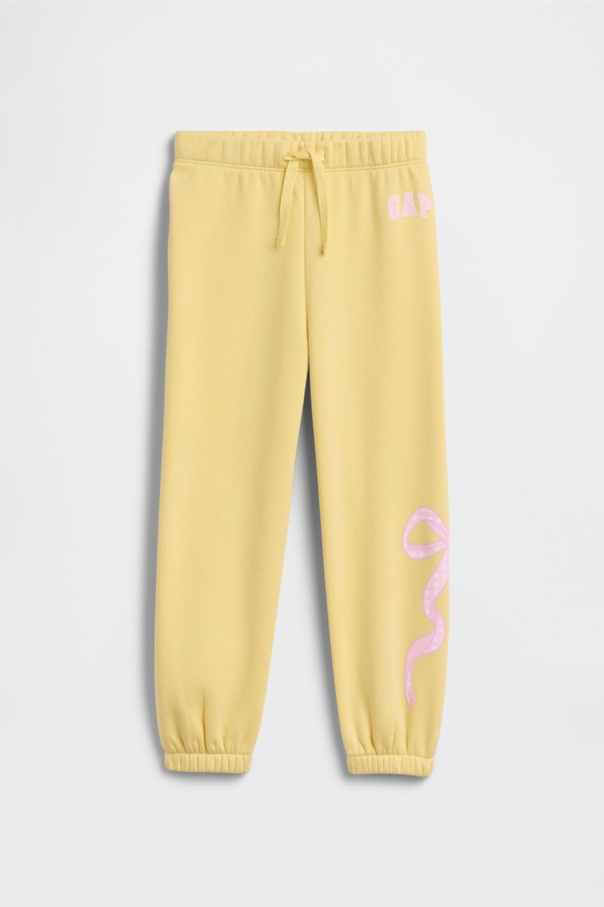 Pantalón Deportivo Logo Gap Toddler Niña Spring Yellow