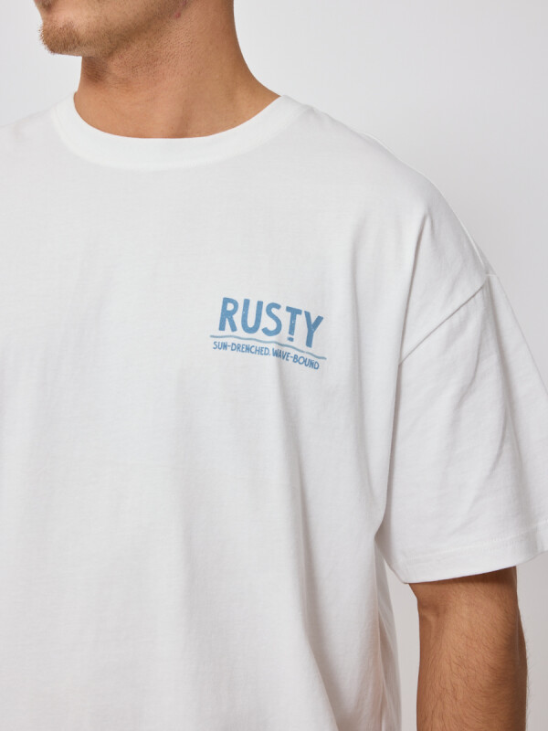 T-SHIRT RAEL RUSTY Blanco