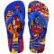 Sandalias Infantiles Havaianas Kids Cars Blanco - Azul - Estrellas
