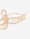 Broche Metal Broche Con Forma De Moño - Dorado