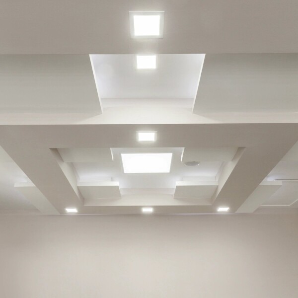 Panel Led 30x30 24W Plafon Cuadrado Techo Spot Exter. Neutro Variante Color Blanco