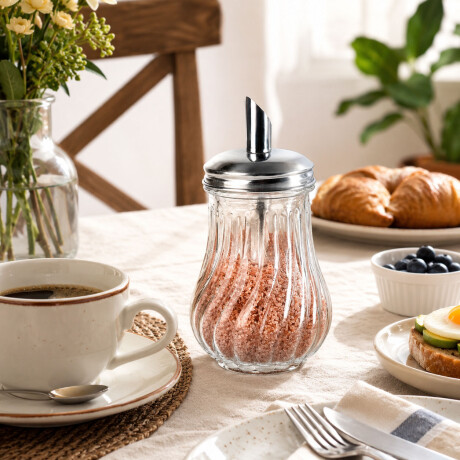 Azucarero con Pico Servidor 170 Ml Vidrio para Cocina y Mesa Transparente