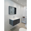 CONJUNTO DE BAÑO HABITARE MODELO NBA39-80B / MUEBLE + BACHA + BOTIQUÍN CON ESPEJO Conjunto De Baño Habitare Modelo Nba39-80b / Mueble + Bacha + Botiquín Con Espejo