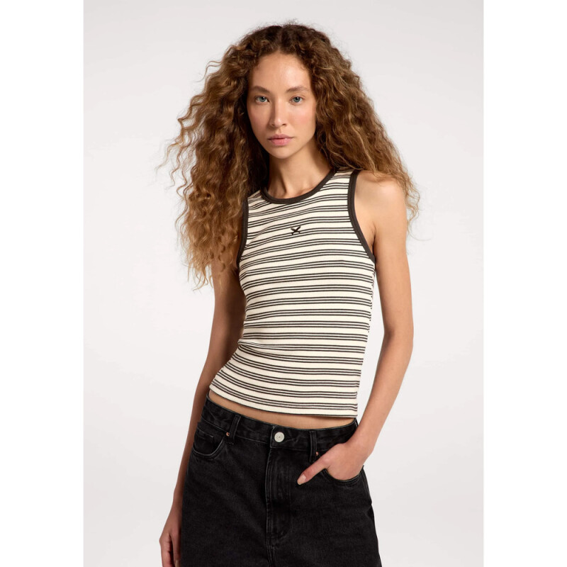 REGATA FEM OFF WHITE E MARROM