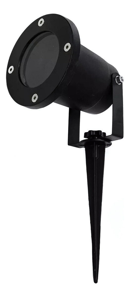 Lampara Estaca Jardin Led Exterior Pincho Piso Gu10 Negro 