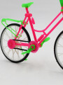 BICICLETA PARA MUÑECA ROSA CHICLE