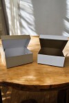 Caja troquelada 28x28x12. - REVERSIBLE REVERSIBLE BLANCO MADERA