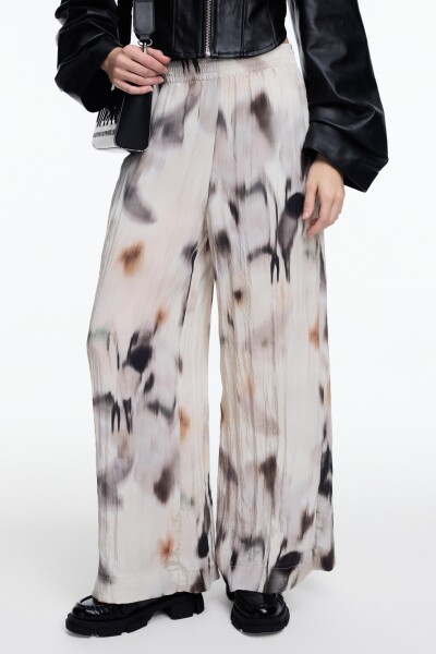 PANTALON ELASTICO Crema