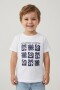 Remera m/c estampada Coastal BLANCO