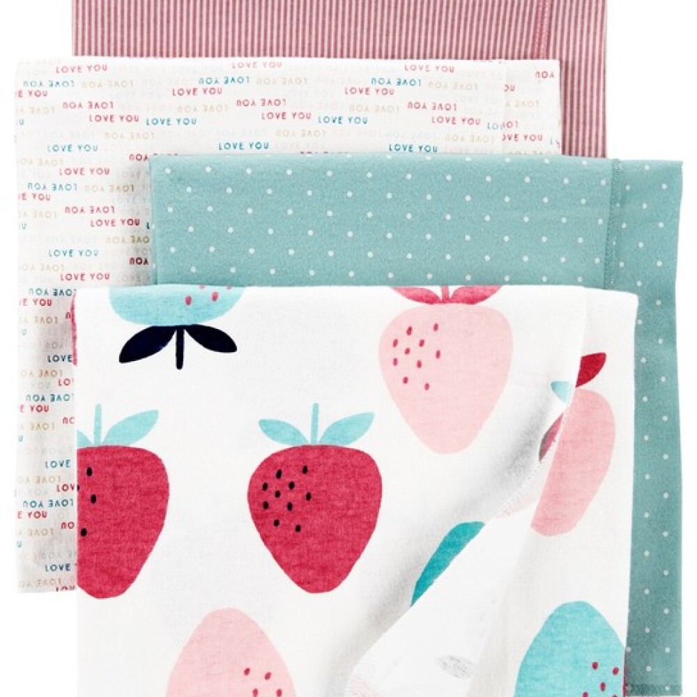 Set sabanas recibidores carters frutillas