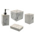 Set x4 Accesorios para Baño Marble