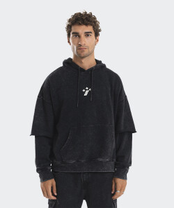 Hoodie Pulau Cool People Negro