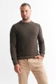 Sweater melange KHAKI
