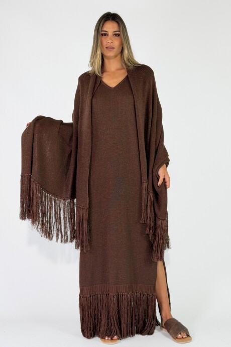 PASHMINA LUMINA Chocolate