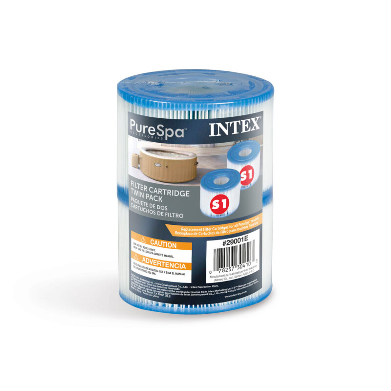 INTEX PACK 2 FILTROS S1 REPUESTO ORIGINAL JACUZZI PURE SPA Intex Pack 2 Filtros S1 Repuesto Original Jacuzzi Pure Spa
