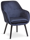 Sillón UDSBJERG 1 cuerpo terciopelo azul Sillón UDSBJERG 1 cuerpo terciopelo azul