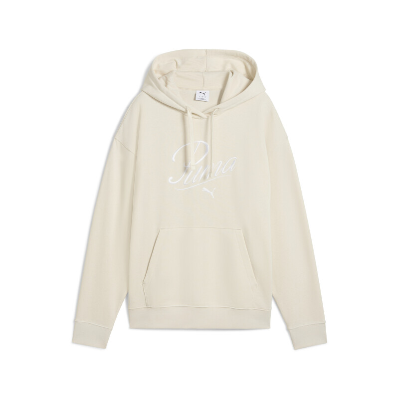 Canguro Puma ESS SCRIPT Comfort Hoodie de Mujer - 684983 87 Arena