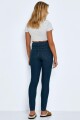skinny jeans cintura alta Medium Blue Denim
