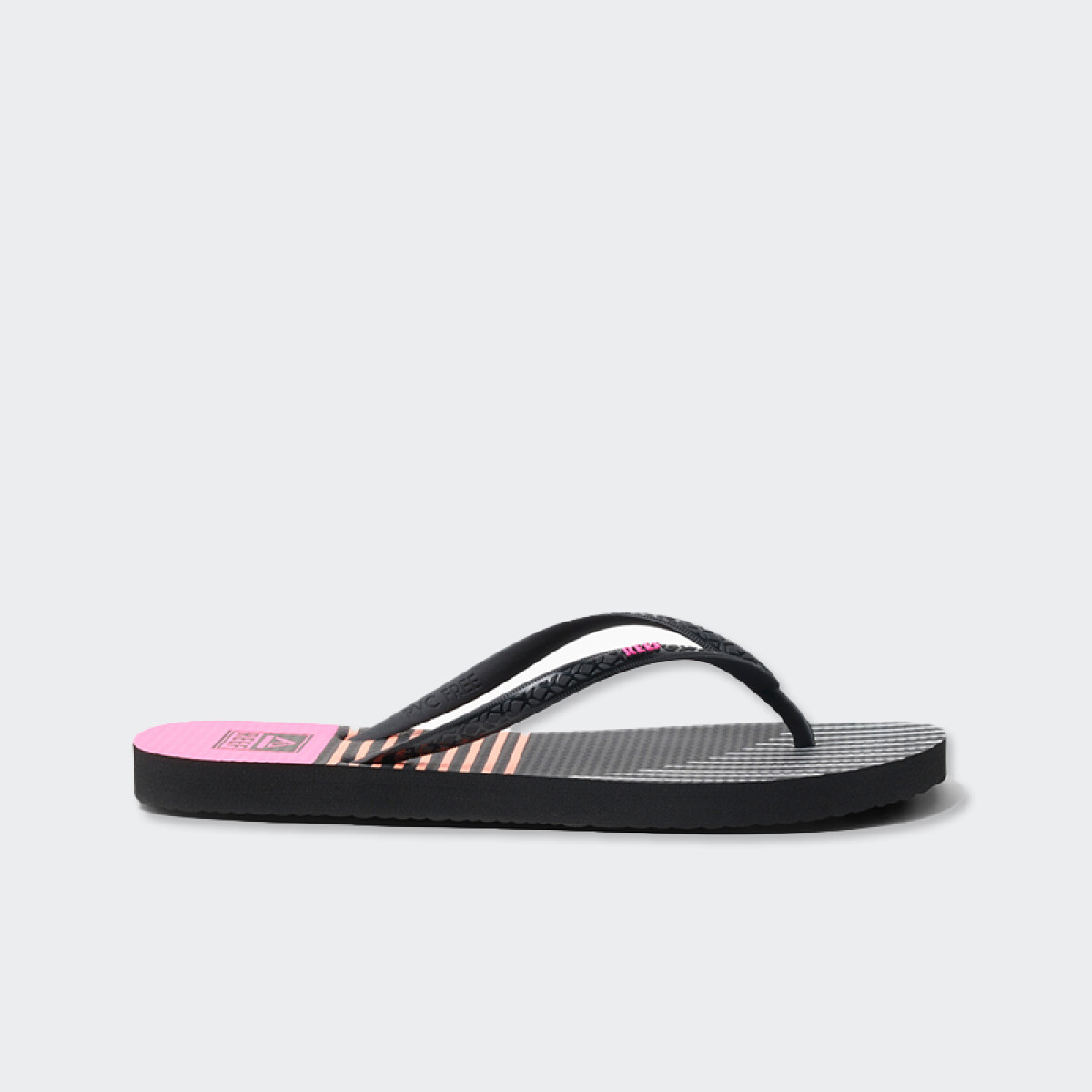 Ojotas Reef Seaside Prints - Negro 
