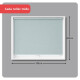 Set x2 Cortina roller blackout 180x200 cm GRIS