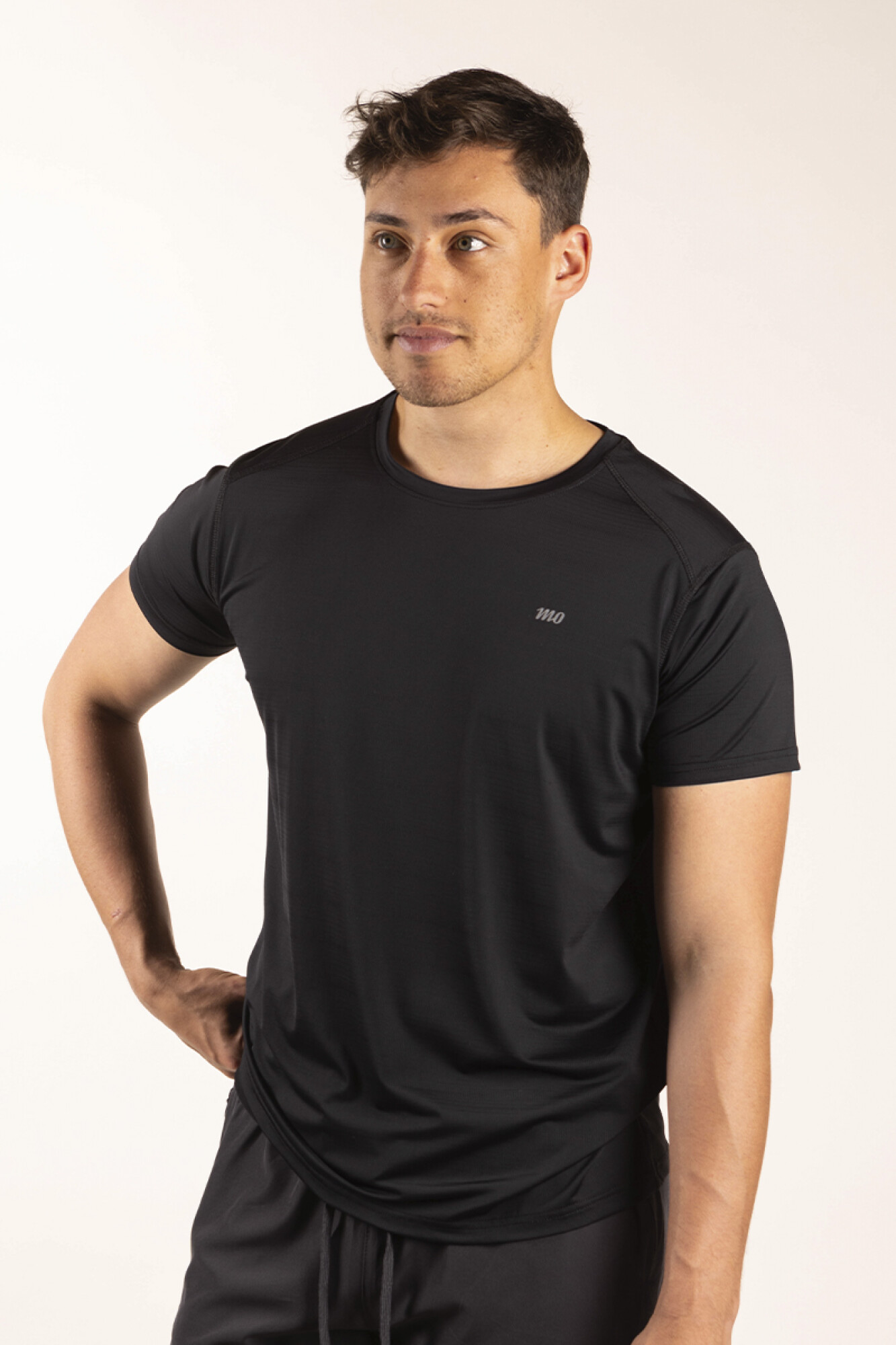Remera Dry Fit Hombre Negra