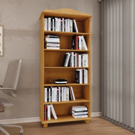Biblioteca Rubi Color Cafe Blanco/natural