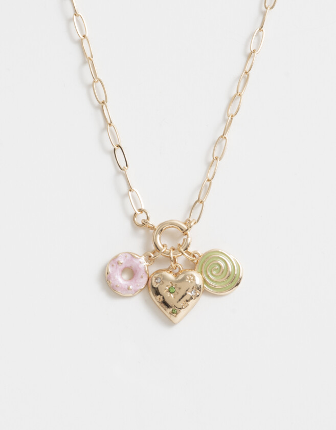 Collares Cortos Multi dijes Collar Corto Multidijes - Dorado