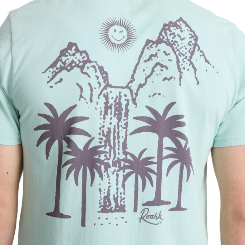 Remera Roark Palm Gorge - Celeste Remera Roark Palm Gorge - Celeste