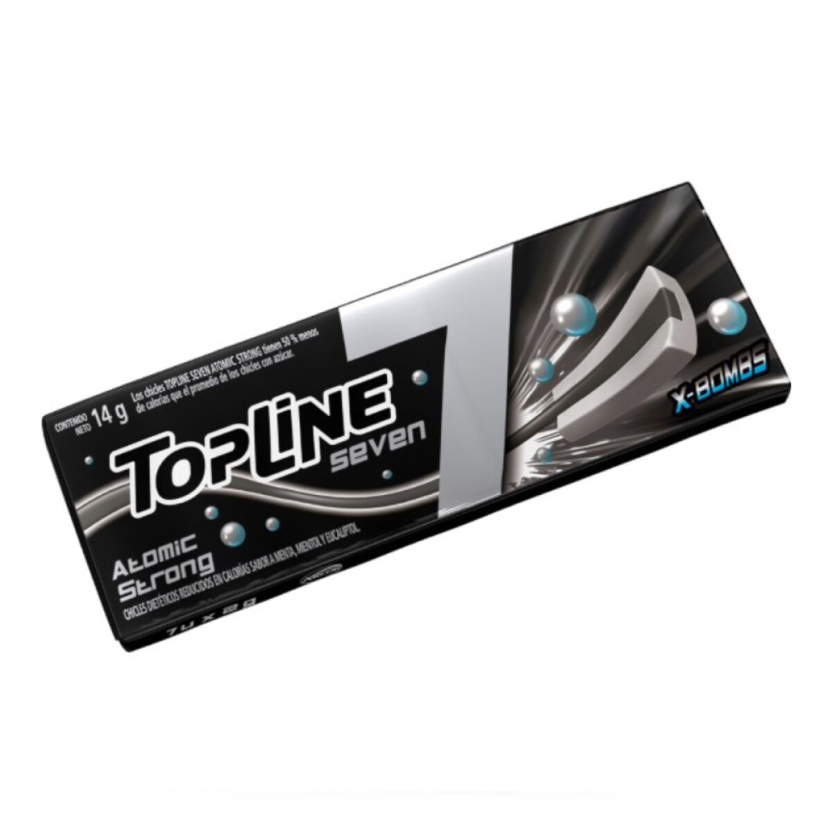Chicle Topline Seven Strong 7 Unidades 
