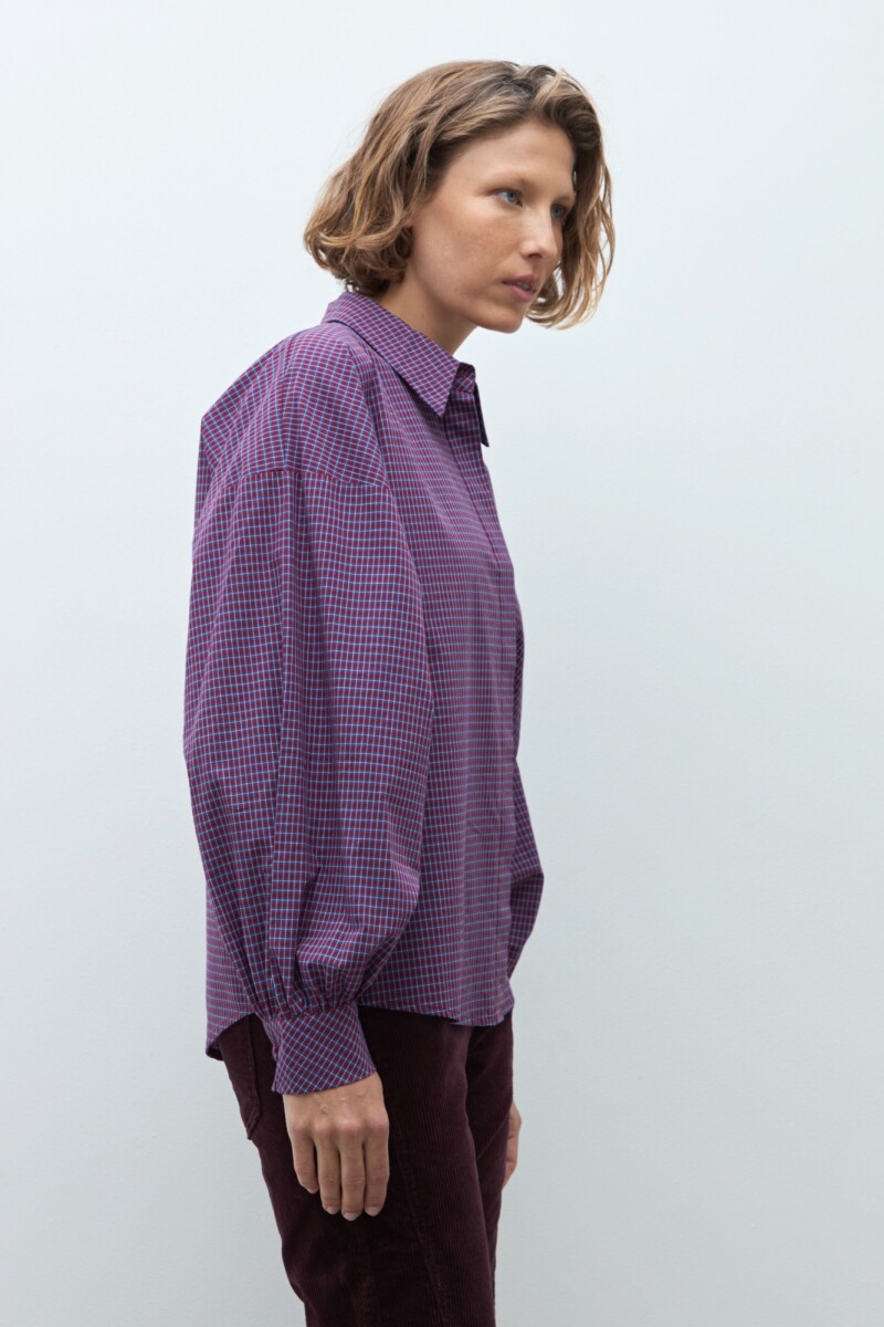 Camisa a cuadros rojo