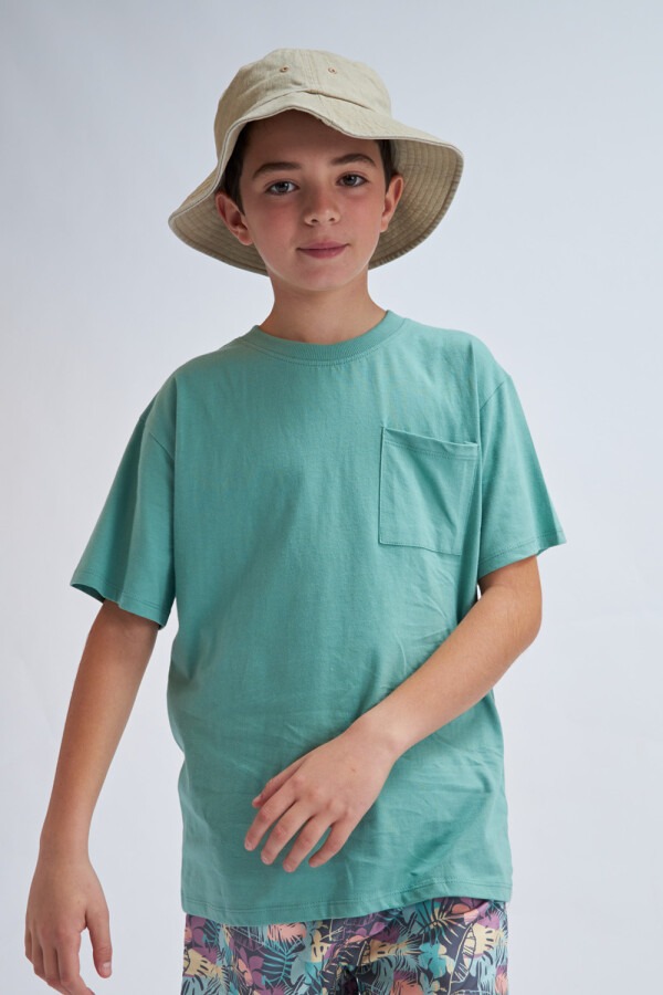 Camiseta verde niño cheap