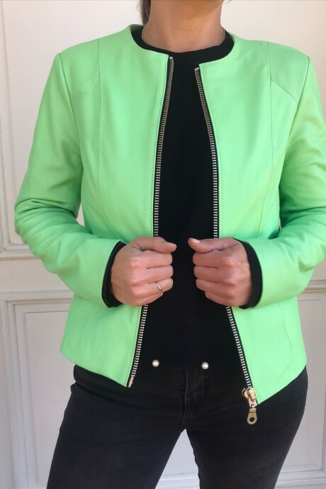 CHAQUETA TRIANA VERDE PISTACHO