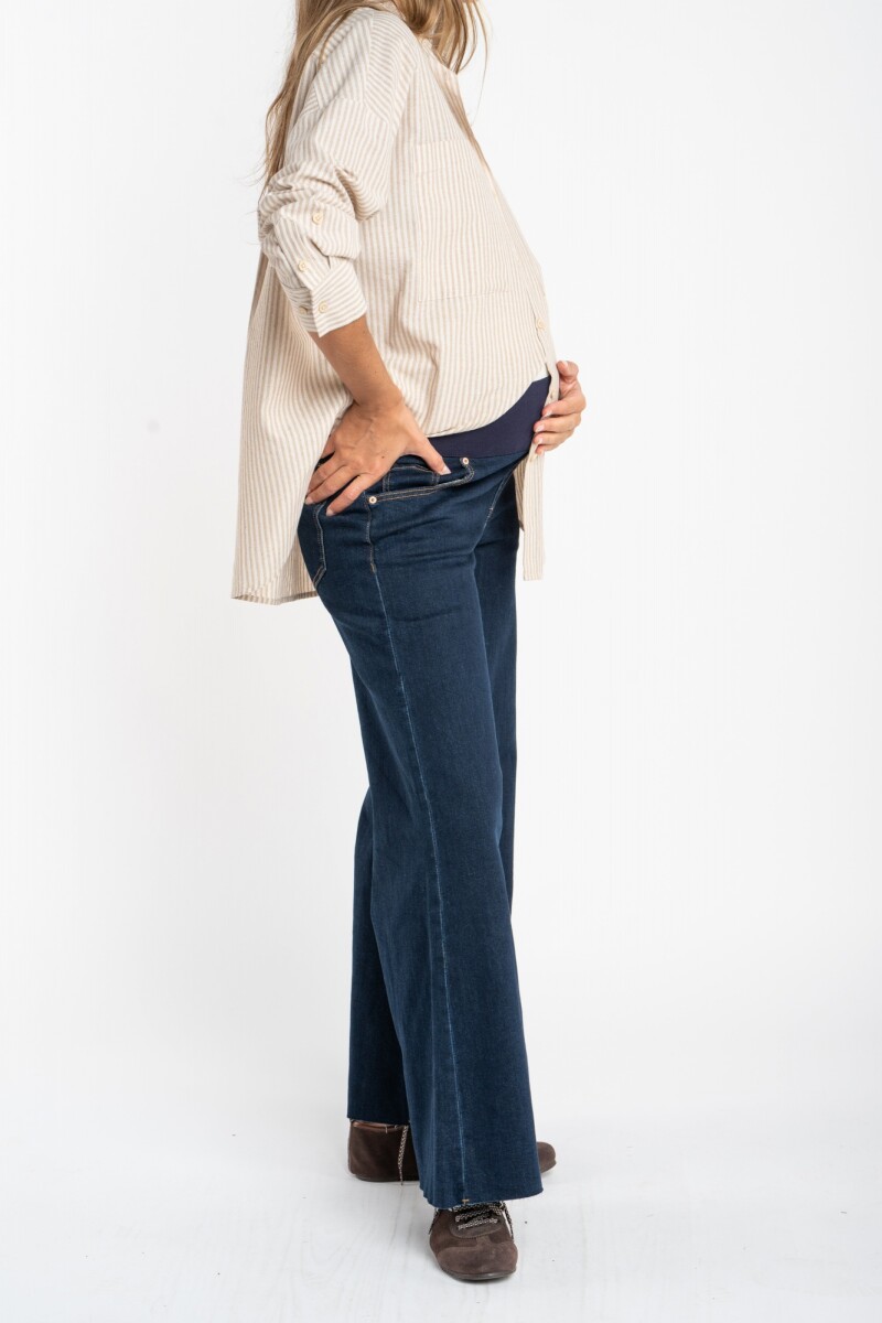 Jean Lemon Mama Flare Wide Leg Denim