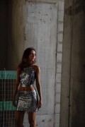 Falda Mardi PLATA