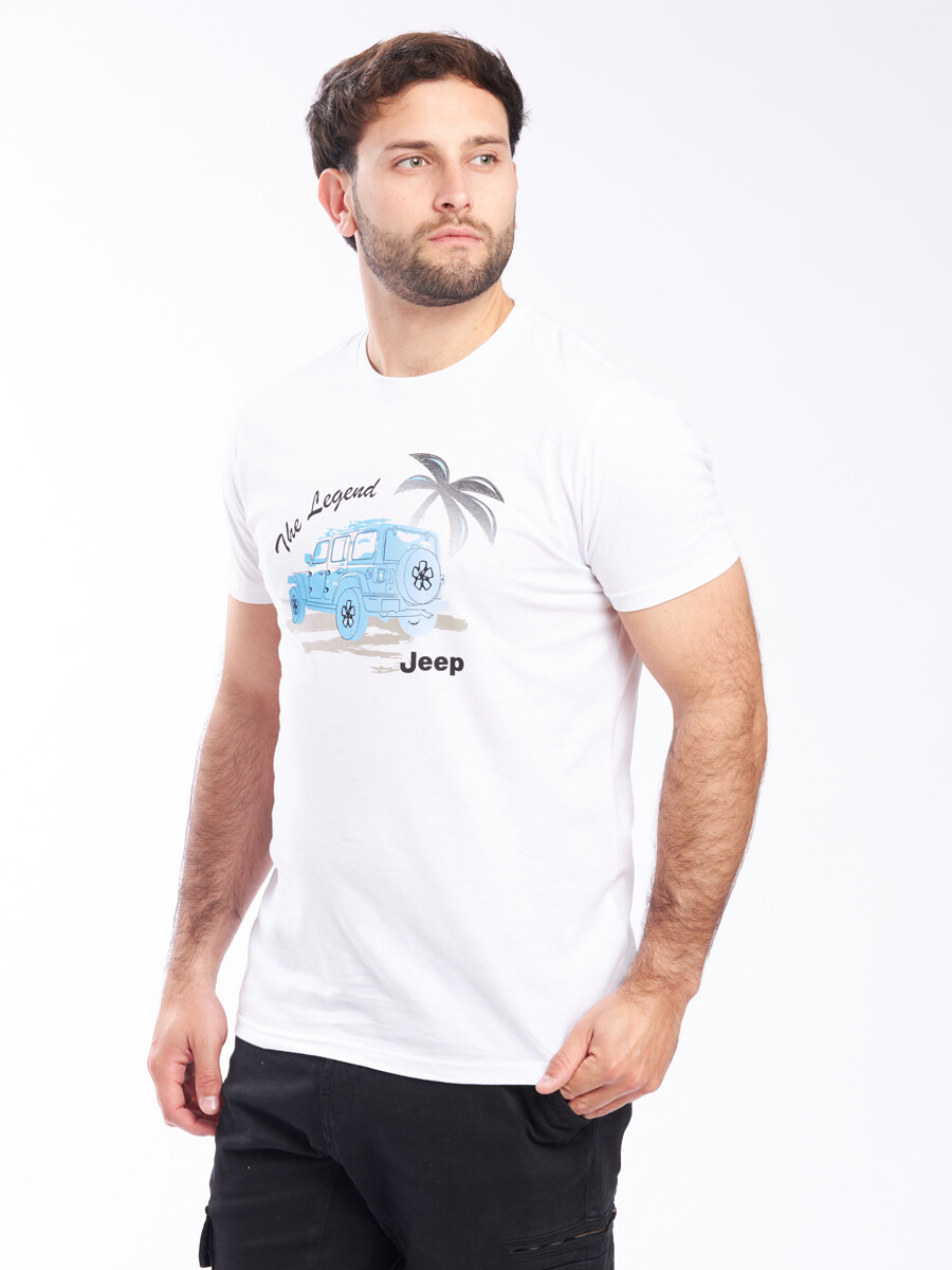 T-SHIRT STEVE 424 - Blanco 