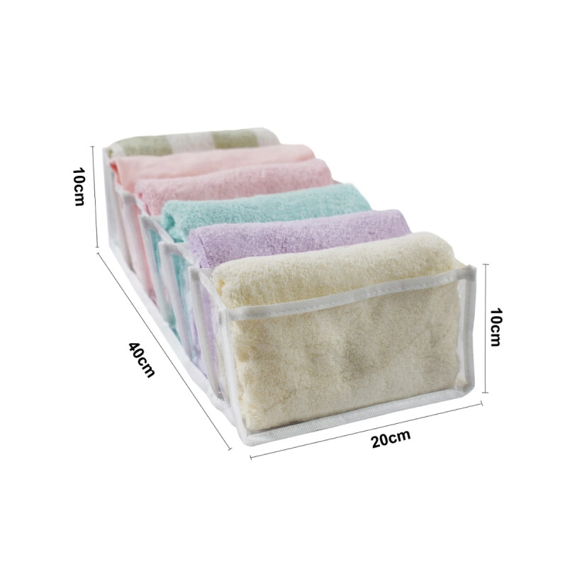 Organizador de cajón 6div. PVC TRANSLUCIDO