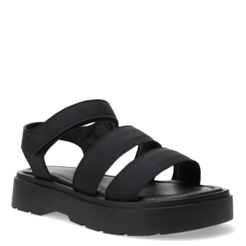 Sandalias de Niña MINI Miss Carol DRAGA con dos tiras Negro