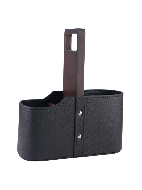 Matera de Auto en Madera Negro