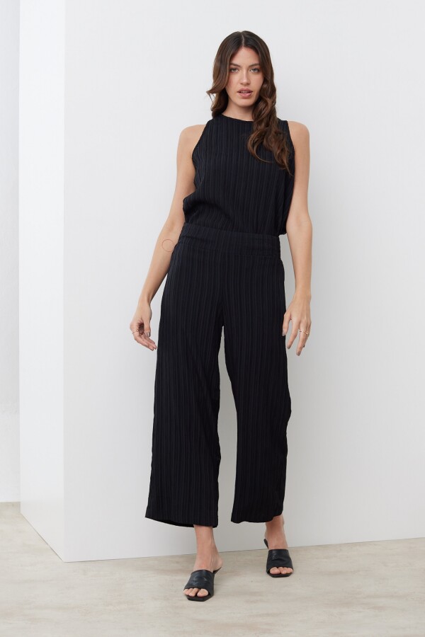 Pantalon Texturado NEGRO