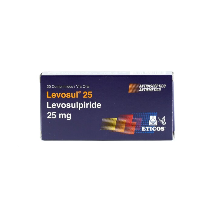 LEVOSUL 25 MG. CJ X 20 COMP. única