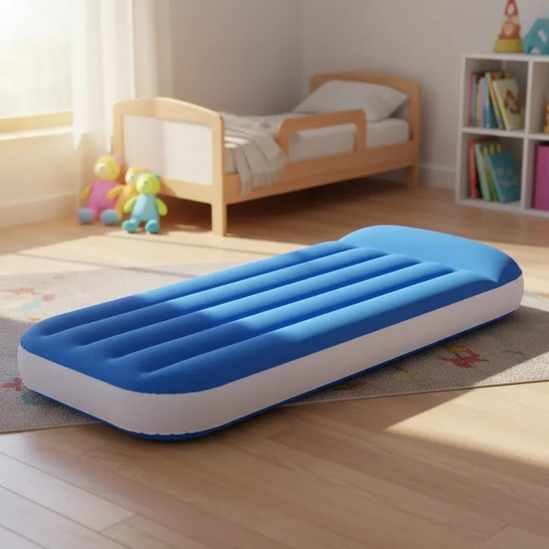 Colchón Inflable 1 Plaza Para Niño Rosado AZUL