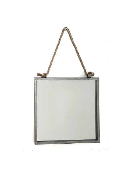 ESPEJO CUADRADO COLGANTE 30x30x3.5CM ESPEJO CUADRADO COLGANTE 30x30x3.5CM